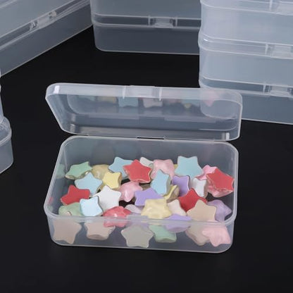 LJY 24 Clear Plastic Boxes, 4.9 x 3.3 x 1.4 in for Diamond Painting - color: Transparent, size: 4.9 x 3.3 x 1.4 inch