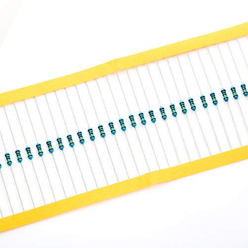 Chanzon 100pcs 1/4W (0.25W) 2.4K Ω ohm Metal Film Fixed Resistor - size: [1-4ZC07] 2.4K ohm