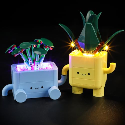 LIGHTAILING Light for Lego-10349 Happy Plants - Led Lighting Kit Compatible with Lego Building Blocks Model - NOT Included The Model Set - style: (Only Light) 10349 Happy Plants