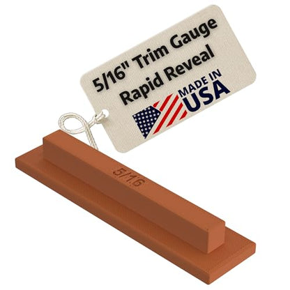 Supply Sons - Rapid Reveal Trim Tool - 5/16" Trim Gauge - Door Reveal Marking Tool - Durable Plastic - Accurate Jamb Marking - Finish Carpentry & Woodworking Tool - Made in The USA (5/16 Inch Spacer) - size: 5/16 Inch