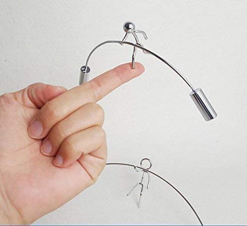Sunnytech Lift Single-Handed Balancing Toy Kinetic Art Physics Balancing Decompressive Science Psychology Home Office Desk Decor Toy WJ159 - style: WJ159