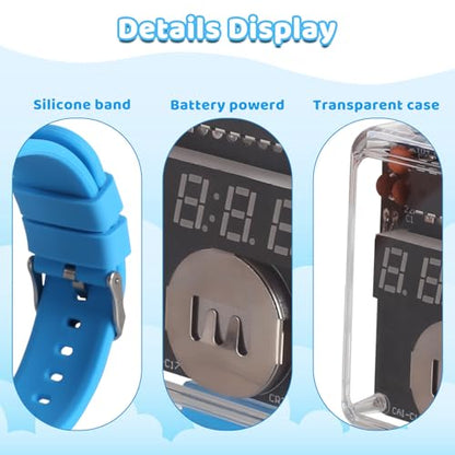 PEMENOL DIY Digital Watch Soldering Kit for Beginners
