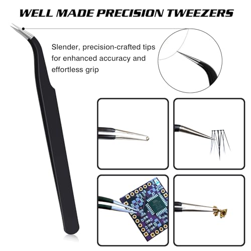 Rhinestone Picker Tool, 2 Bedazzling Pen, 6 Extra Wax Tips&Tweezer