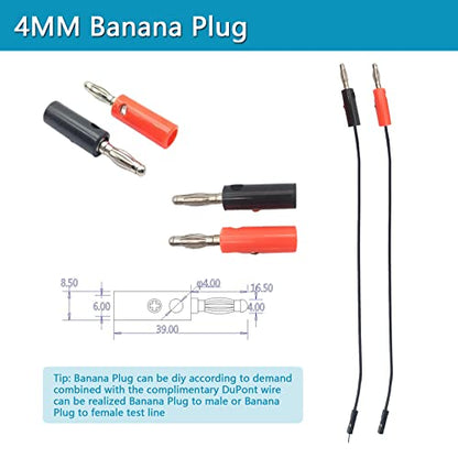 arduino Power Supply Breadboard 3.3V 5V Power Supply Module+Minidodoca 9V 1A Adaptor 5.5 x 2.5mm+Alligator Clip Test Leads+Banana Plug Kit for Arduino UNO, Raspberry Pi, STM32 Electronic DIY etc - size: 1pcs Power Supply Module Kit