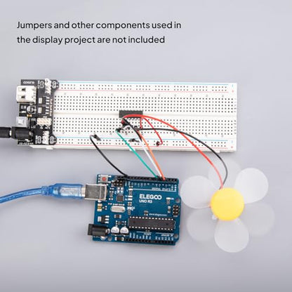 ELEGOO 4PC Solderless Breadboard Kit, 830 & 400 Tie Points Prototype Board - size: 2 PCS 830 Point + 2 PCS 400 Point