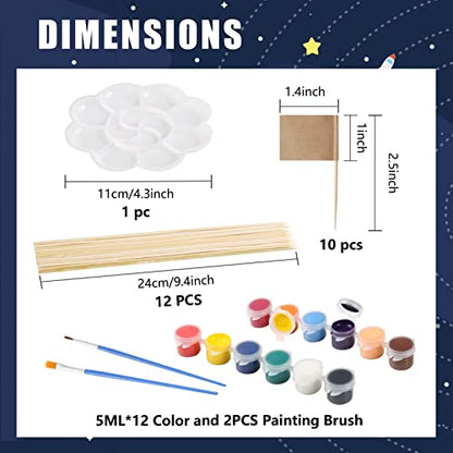 Pllieay 63PCS Solar System Foam Ball Kit for Back to School Science Project - color: 63 Pieces