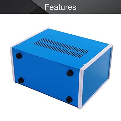 Electronic Junction Box Metal Enclosure Project Box DIY Electric Box Case - size: 10.63" x 8.28" x 5.51"