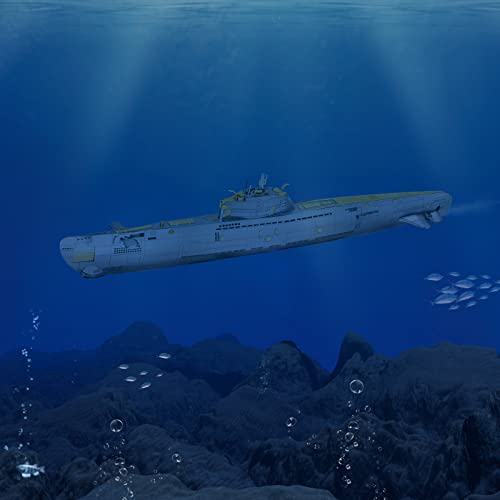 Piececool 3D Metal Puzzles for Adults, Military Submarine Metal Model Building Kits for Stress Relax, Great Christmas Birthday Gifts - color: Submarine