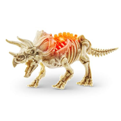 Robo Alive Mini Dino Fossil Find (2 Pack, Mosasaur & Triceratops) by ZURU Boys 5+ Dig and Discover, STEM, Excavate Prehistoric Fossils, Educational Toys, Great Science Kit Gift for Girls and Boy - color: Mosasaur+triceratops