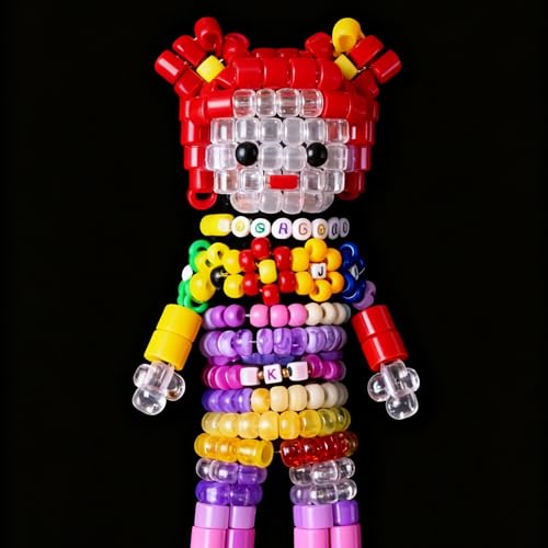 6380 PCS Jewelry Making Kit for Girls Ages 6-12 – nikkiGuo Seed Beads Clay Beads UV Color Changing Glow in the Dark Pony Beads Letter Beads Charms Tools Gift Box Bracelet Making Kit for Kids Teens - color: Style B