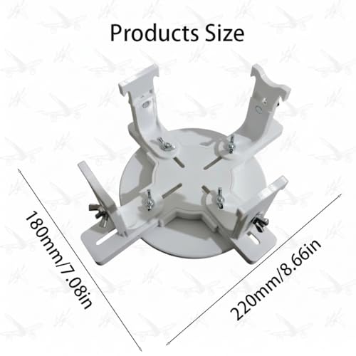 Model Airplane Painting Stand - Professional Adjustable Display Holder & Building Jig, Damped Rotating Base Hobby Tool for 1/72, 1/48, 1/32 Scale Models - Perfect for Painting and Detailing