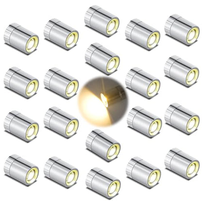 20 PCS Mini LED Lights for DIY Craft, Model Displays, Miniatures,Dioramas - color: 20PCS Warm White