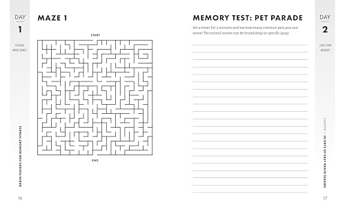 Brain Teasers for Memory Fitness: 90-Day Challenge to Strengthen Recall and Improve Cognitive Skills (Brain Fitness Puzzle Games)