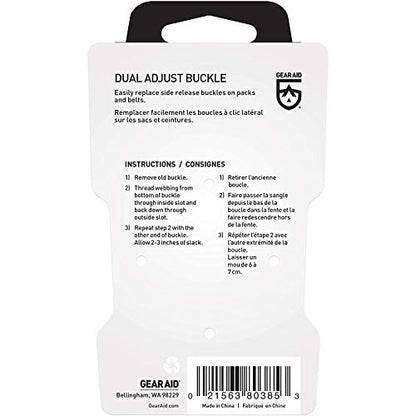 GEAR AID Dual Adjust Buckle Kit - style: 2”