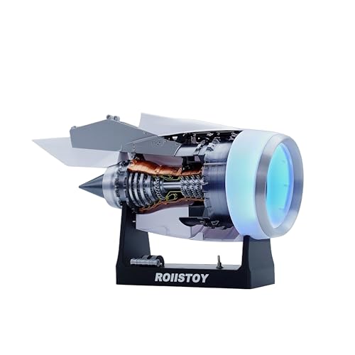 TR-900 Large Scale Turbofan Engine Building Kit High Complexity Abundant Parts Hyper Realistic Assembly Gift for Aerospace Enthusiasts Kids Adults (DIY KIT-Prime) - style: Complete TR900 DIY KIT