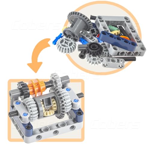30Pcs Technic-Parts Kits Differential-Gear Set Gearbox Model Kit