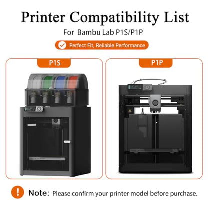Upgraded 0.4MM P1S/P1P Hotend Hot End Full Assembly Print Head Leak-Proof - style: 3