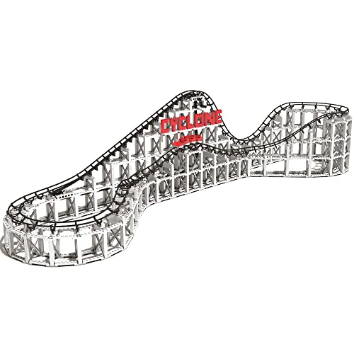 CDX Blocks: Cyclone - 900+ Pieces, Building Brick Set, Gravity Powered Roller Coaster Model, Promotes STEM Learning - style: Cyclone