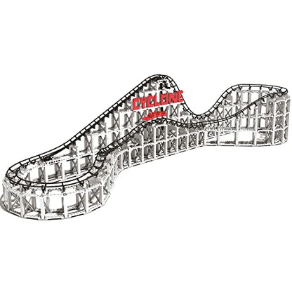 CDX Blocks: Cyclone - 900+ Pieces, Building Brick Set, Gravity Powered Roller Coaster Model, Promotes STEM Learning - style: Cyclone