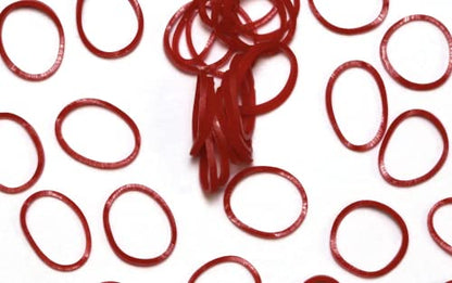 Rainbow Loom® Jelly Collection: Red Rubber Bands with 24 C-Clips (600 Count)