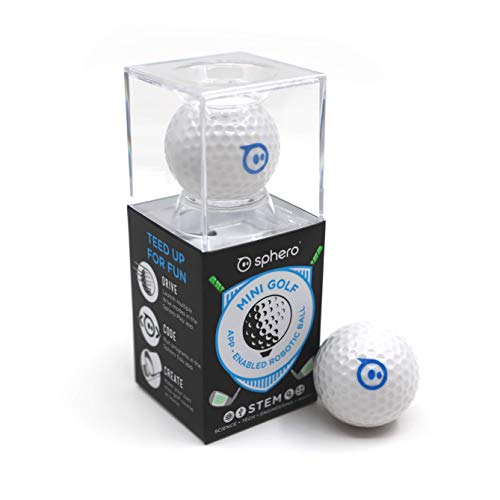 Sphero Mini Golf (White) - Coding Robot Ball - Educational Coding and Gaming for Kids and Teens - Bluetooth Connectivity - Interactive and Fun Learning Experience for Ages 8+ - color: Eggshell White(golf)