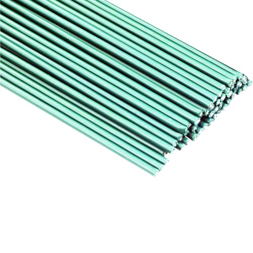 Arlai 18 Gauge DIY Craft Flower Stems, Dark Green, 16 Inch, 50PCS - color: 50 pcs 18 Gauge Dark green flower wire