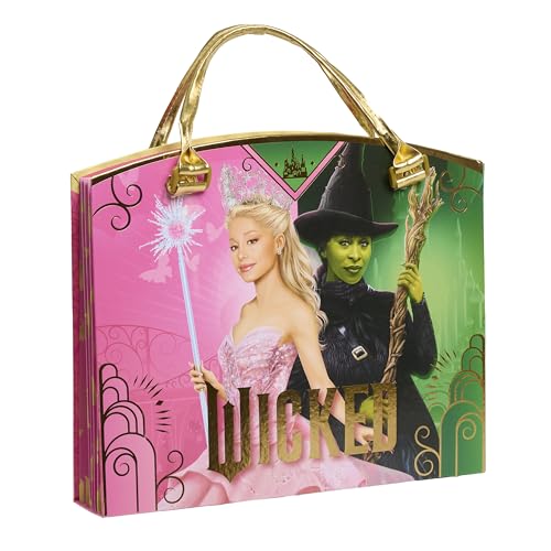 Universal Wicked Activity Tote - Kids Arts & Crafts Set with Fabric Characters, Stickers, Crown & Dress-Up Activities, Portable Craft Kit Ages 3+