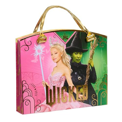 Universal Wicked Activity Tote - Kids Arts & Crafts Set with Fabric Characters, Stickers, Crown & Dress-Up Activities, Portable Craft Kit Ages 3+