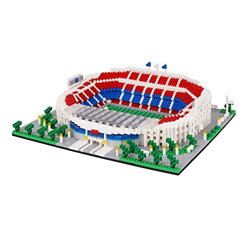 Micro Mini Blocks, Football Stadium Series Model Mini Building Blocks Architecture Model Building kit (Camp NOU) - color: Football Stadium Model