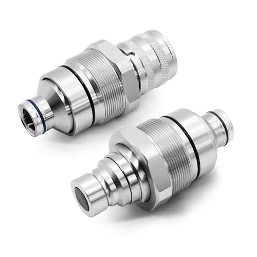 48MM Thread Hydraulic Flat Face Quick Coupler Kit 7246802 7246799