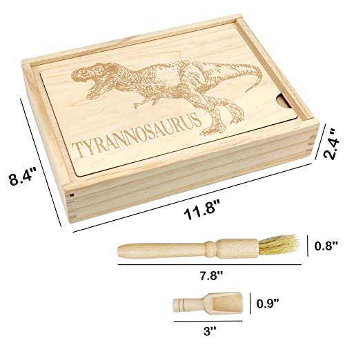 Dinosaur Excavation Archaeology Dig Kit for Kids, Fossil Sensory Bin Toys - style: Tyrannosaurus