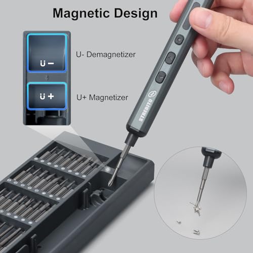 STREBITO Mini Electric Screwdriver Set, 70 in 1 Small Electric Screwdriver - style: Standard