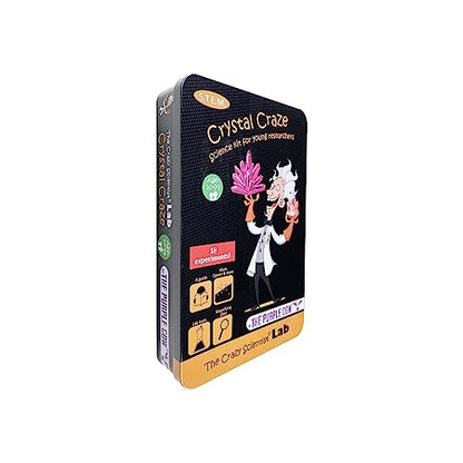 The Purple Cow- The Crazy Scientist Crystal Craze Experiment Stem Education Science Kit for Kids Boys & Girls Aged 10+ - style: Crystal Craze