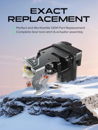 YHTAUTO Front Side Power Door Lock Latch Actuator for Chevy, GMC - size: Front Driver and Passenger Side