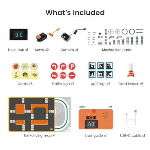 Nous AI Robot for Kids 12+, Scratch & Python Coding STEM Kit