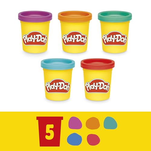 Play-Doh Fun Tub Set, 19 Accessories & Reusable Storage Container, Preschool Toys, Kids Arts & Crafts, Back to School Gifts, Ages 3+ (Amazon Exclusive)