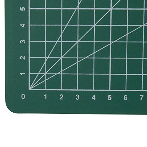 ELECTRONIX EXPRESS 15 Pack Metric Self-Healing Cutting Mat 45cm x 30cm (17.71" x 11.81") with Grid Lines 40cm x 25cm, Green, 3mm Thick - size: 15 Pack