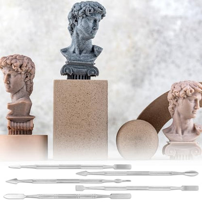 Clay Sculpting Tools Double Ended Wax Carving Scraper, 5 Pcs