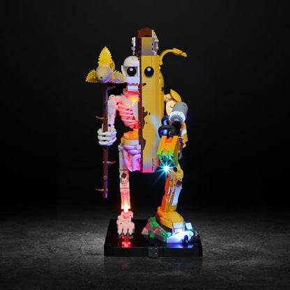 Vaodest Led Light for Lego 77072 Fortress Peely Bone Set,Design and Configuration Compatible with Model 77072(Led Light Only, Not Building Block Kit) - style: 77072 Peely Bone Set
