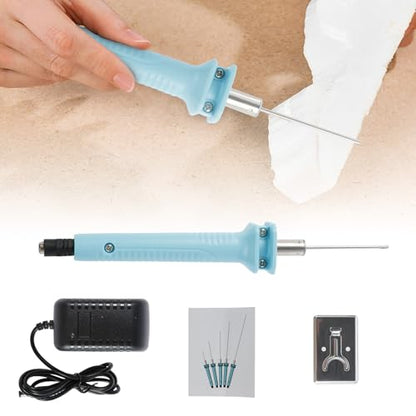 Electric Foam Cutter 18W 5CM Electric Hot Cutter Pen Sturdy Styrofoam Cutting Pen Heat Cutter Tool Foam Cutter Pen with Stand Hot Cutting Tool for Foam Cutting Arts Handcraft (18W 5CM)