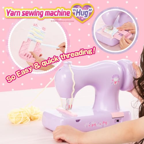 AXE YAMAZAKI Hug Yarn Sewing Machine for Kids 6+ Years