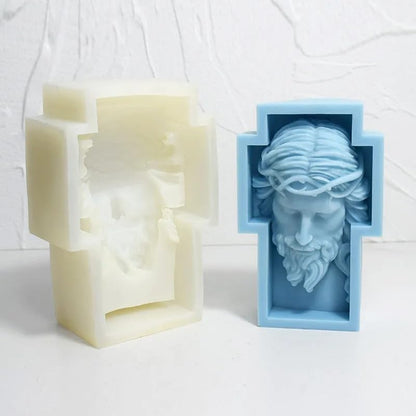Candle Molds - Silicone Mold for Candles Making, DIY 3D Moulds for Soy Wax, Beeswax, Scented Candle, Valentine's Day Gifts (Redemption) - color: Redemption