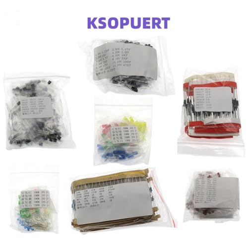 1500Pcs Electronics Component Assortment Kit