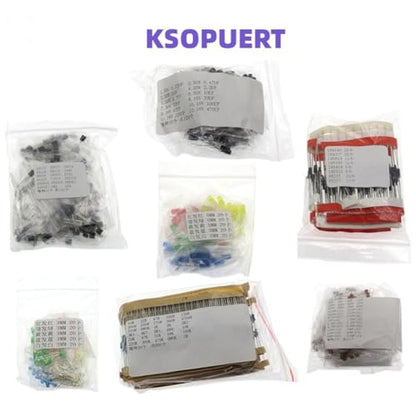 1500Pcs Electronics Component Assortment Kit