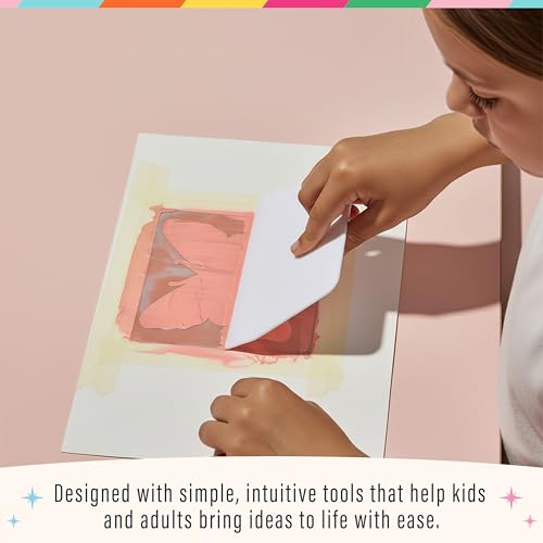 Bright Stripes Wish*Craft Print Making Studio All-in-One Kit, Ages 6+ - style: Print Studio