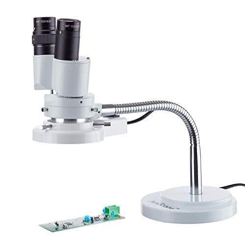 AmScope SE508-FRL 8X Stereo Microscope, 8W Fluorescent Ring Light - style: SE508-FRL