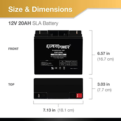 ExpertPower Solar Kit: 100W SunPower Flexible Panel, 12V 20AH AGM SLA Battery, 10A Controller, and Cables - Off-Grid DIY for Farm, Shed, Cabin, Lights - size: 240WH + 100W FLEXIBLE