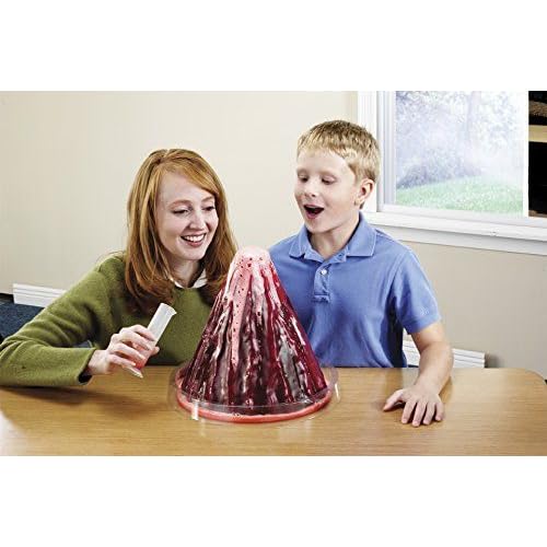 Learning Resources Erupting Cross-Section Volcano Model