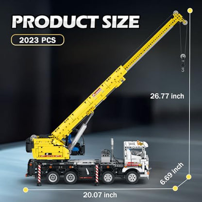Reobrix Crane Building Block Set 22007 Remote Control Crane Model
