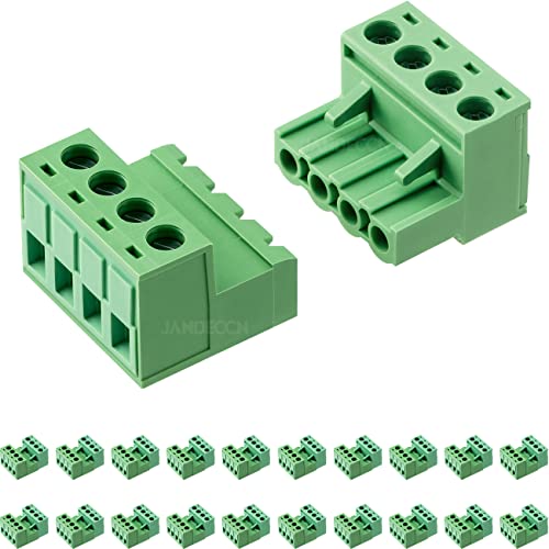 10 Sets 4 Pin 5.08mm PCB Screw Terminal Block Phoenix Connectors - size: 4P